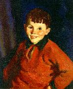 Robert Henri Smiling Tom painting